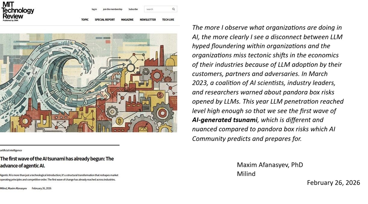 We are missing the first wave of AI generated tsunami